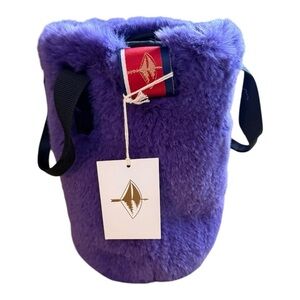 Faux Fur Wine Tote - NWT